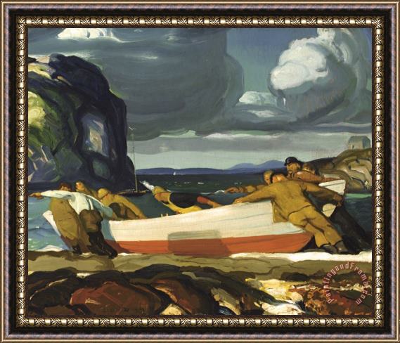 George Wesley Bellows The Big Dory Framed Painting
