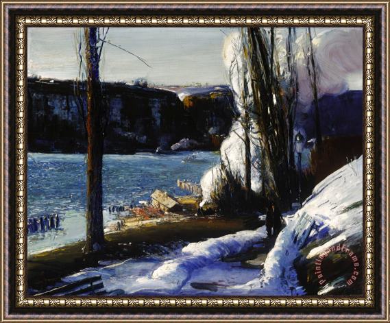 George Wesley Bellows The Palisades Framed Painting