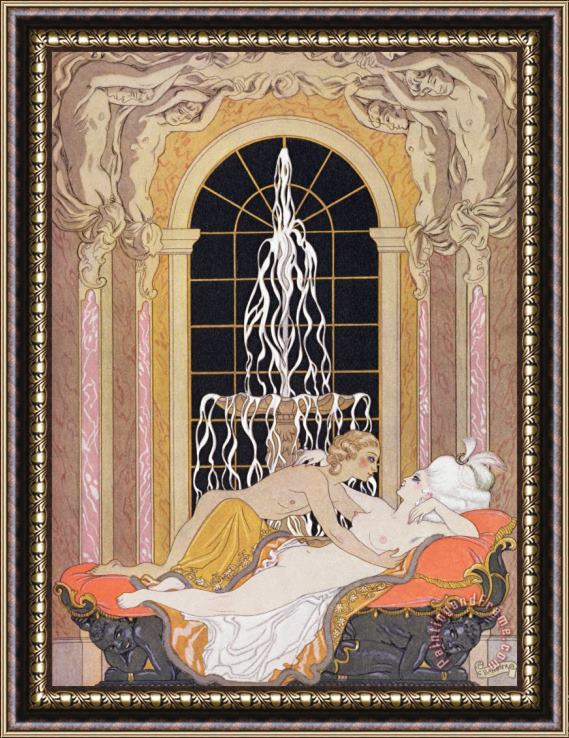Georges Barbier Dangerous Liaisons Framed Painting