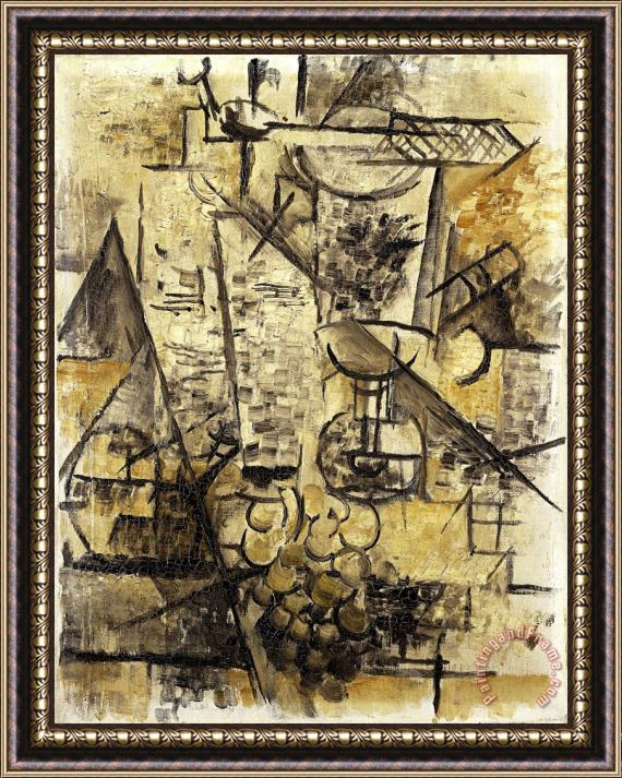 Georges Braque The Glass of Absinth Framed Painting