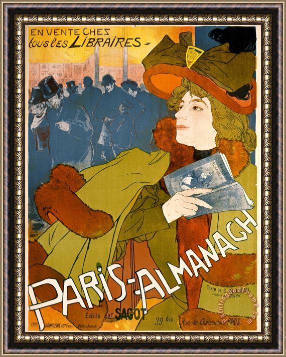Georges de Feure Paris Almanach Framed Print