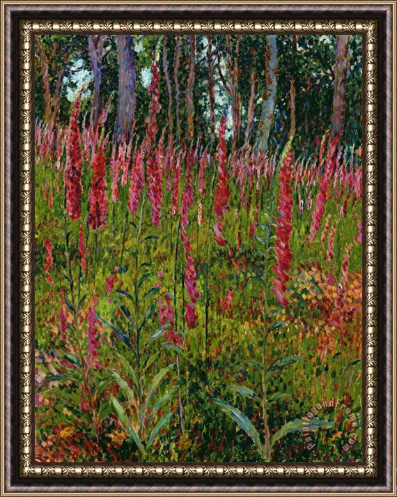 Georges Lacombe Foxgloves Framed Print