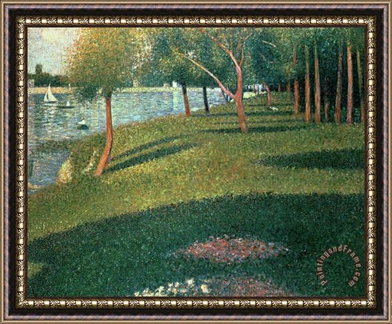 Georges Pierre Seurat La Grande Jatte Framed Painting