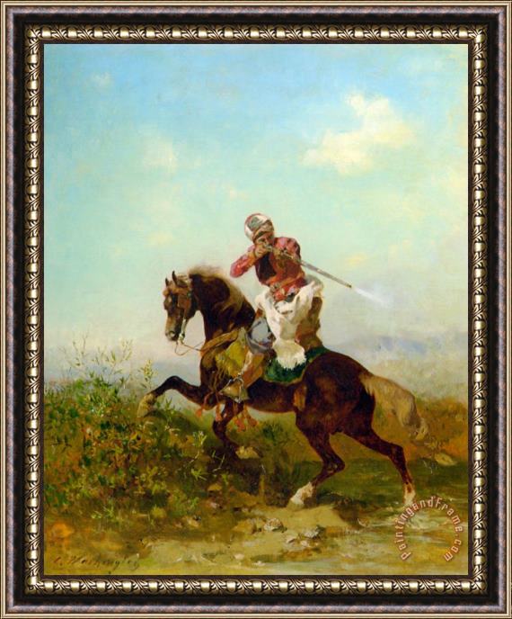 Georges Washington An Arab Warrior Framed Painting