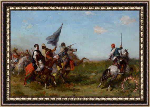 Georges Washington La Charge Framed Painting