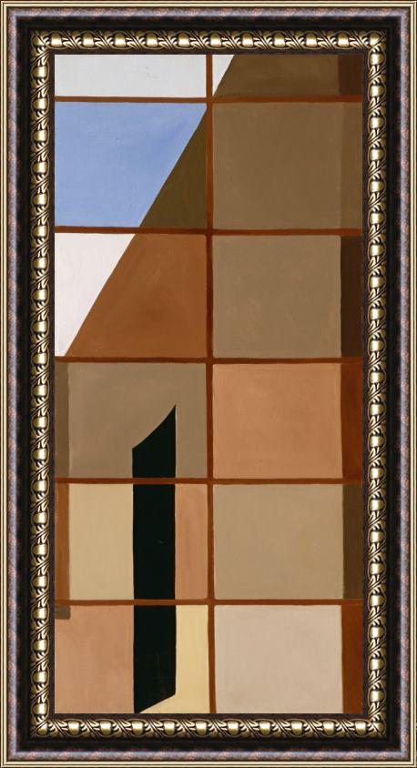 Georgia O'keeffe Door Through Window, 1956 Framed Print