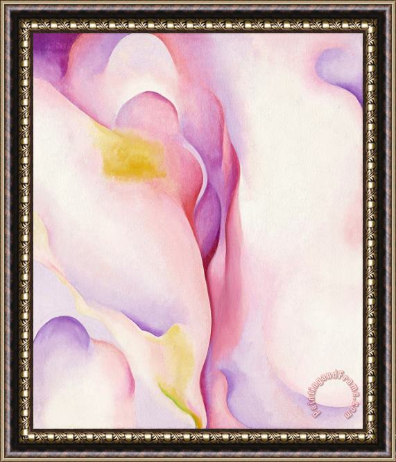Georgia O'keeffe From Pink Shell, 1931 Framed Painting