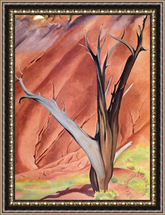Georgia O'keeffe Gerald S Tree Framed Painting