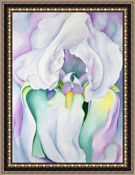 Georgia O'keeffe Light of Iris Framed Painting