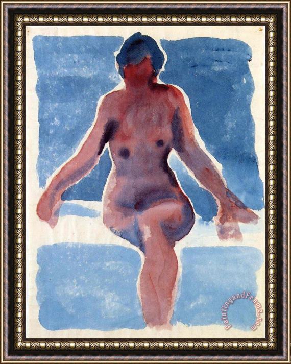 Georgia O'keeffe Nude Series 2 Framed Painting