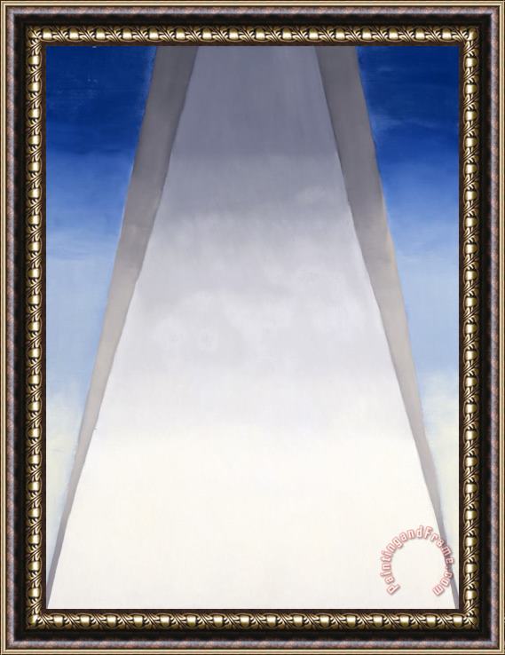 Georgia O'keeffe Untitled (from a Day with Juan Iii), 1976 1977 Framed Painting