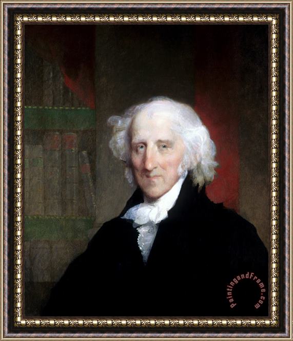 Gilbert Stuart Portrait of Reverend James Freeman Framed Painting