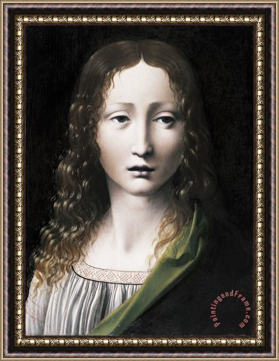 Giovanni Antonio Boltraffio The Adolescent Saviour Framed Painting