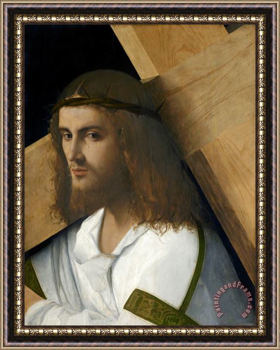 Giovanni Bellini Christ Carrying The Cross Framed Painting