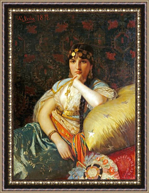 Giovanni Costa An Oriental Beauty Framed Painting