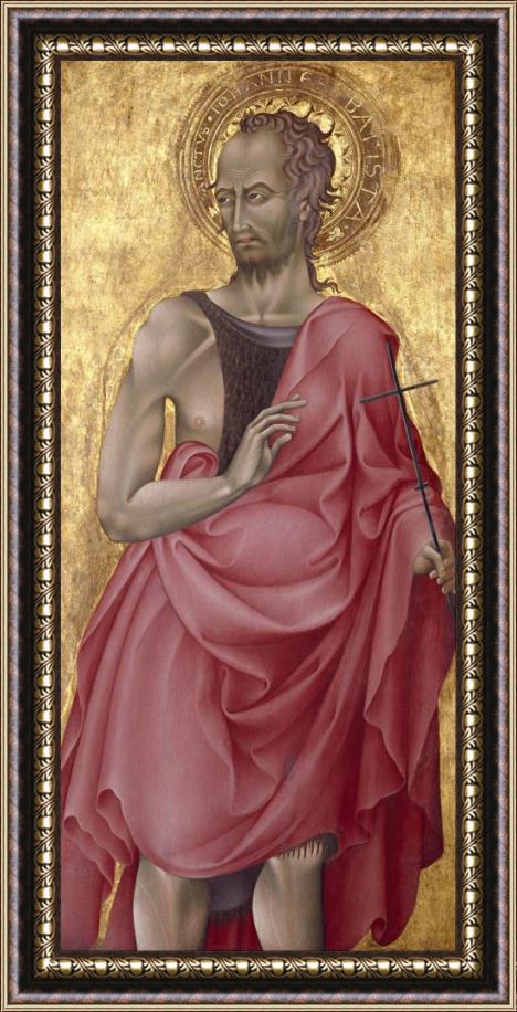 Giovanni di Paolo Saint John The Baptist Framed Print