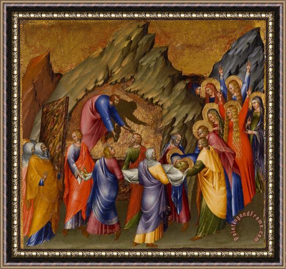Giovanni di Paolo The Entombment Framed Print
