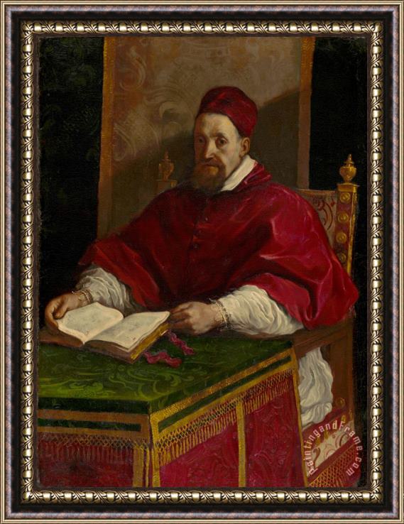 Giovanni F. Barbieri Pope Gregory Xv (ca. 1622 1623) Framed Print