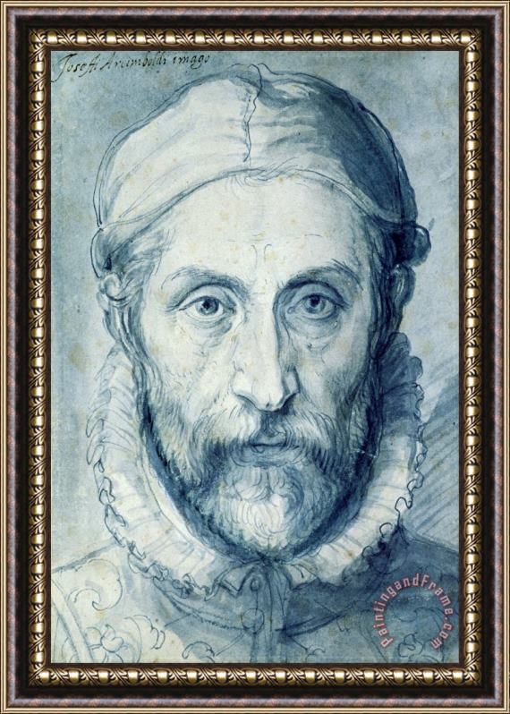 Giuseppe Arcimboldo Self Portrait Framed Painting