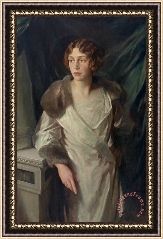Glyn Warren Philpot Mary Borden Framed Painting
