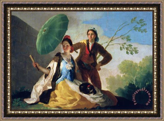Goya The Parasol Framed Print