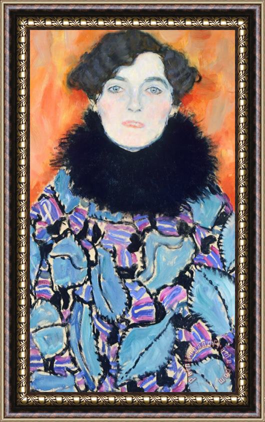 Gustav Klimt Portrait Of Johanna Staude Framed Painting for sale ...