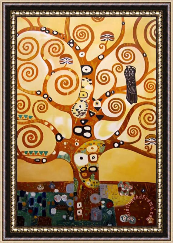 Gustav Klimt Tree of Life Framed Print