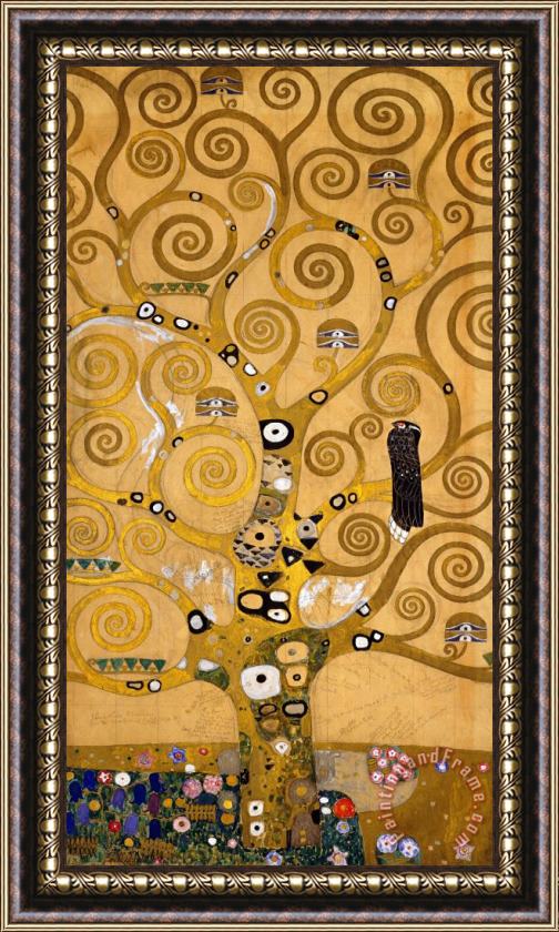 Gustav Klimt Tree Of Life Framed Print