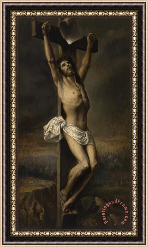 Gustave Dore Christ on The Cross Framed Print