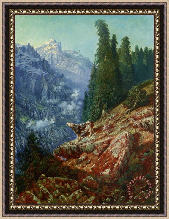 Gustave Dore The Lost Cow Framed Print