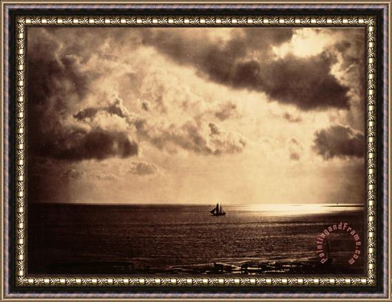 Gustave Le Gray Brig on The Water Framed Painting