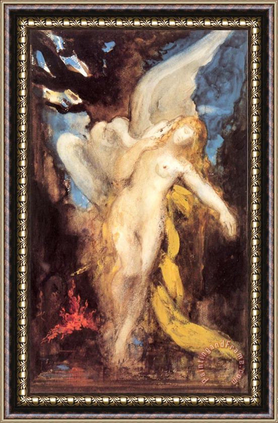 Gustave Moreau Leda Framed Painting