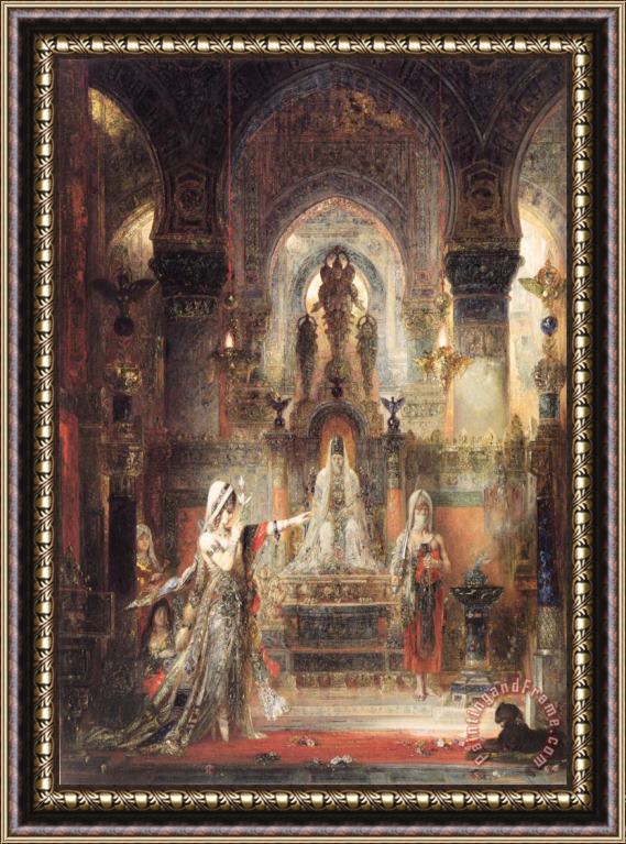 Gustave Moreau Salome Dancing Before Herod Framed Painting