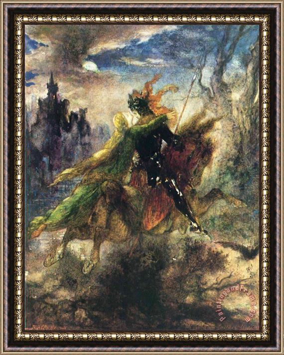 Gustave Moreau The Ballad Framed Painting