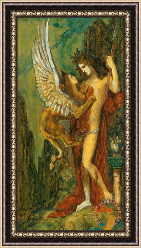 Gustave Moreau The Sphinx Framed Painting