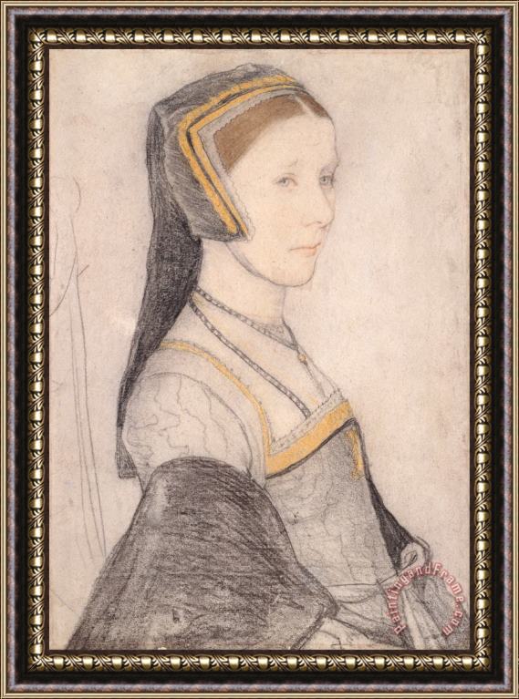Hans Holbein the Younger Anne Cresacre (c.1511 77) Framed Painting