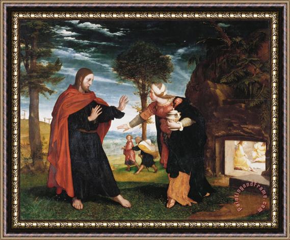 Hans Holbein the Younger Noli Me Tangere Framed Painting