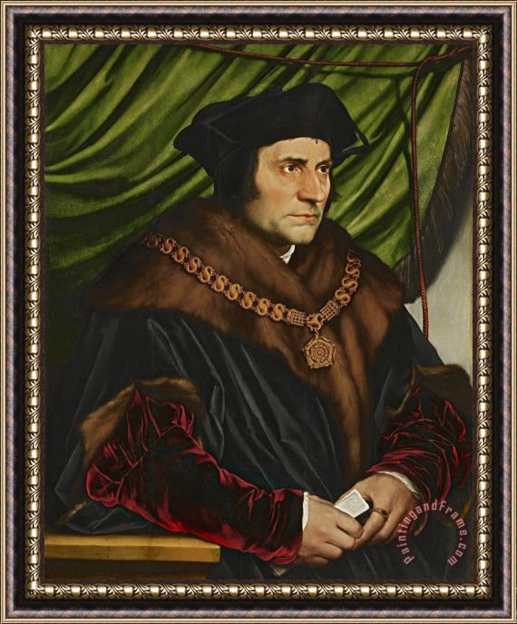 Hans Holbein the Younger Sir Thomas More Framed Painting