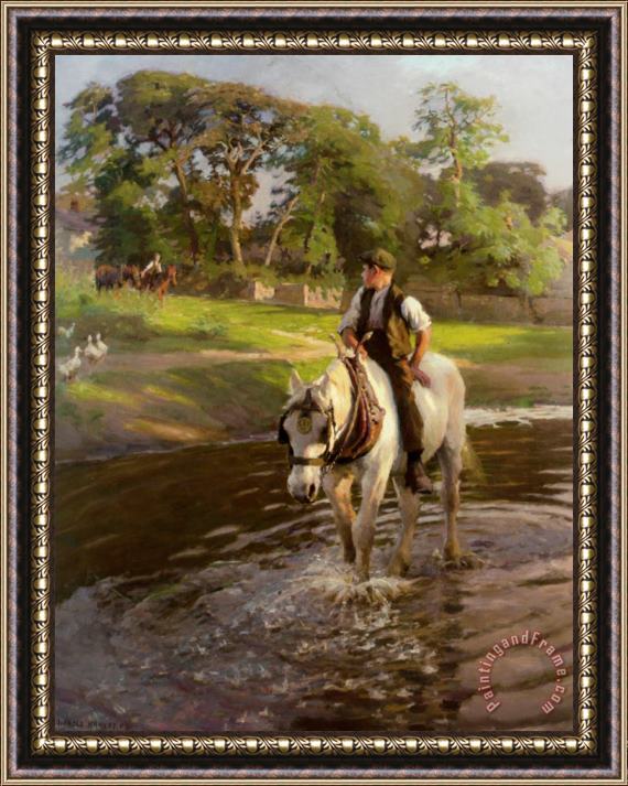 Harold Harvey The Close of a Summers Day Framed Painting