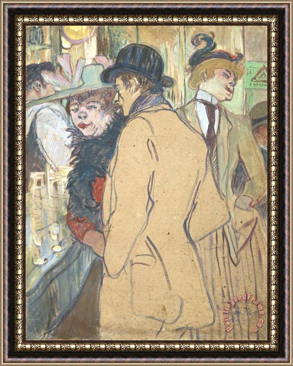 Henri de Toulouse-Lautrec Alfred La Guigne Framed Print