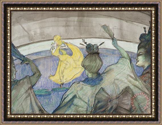 Henri de Toulouse-Lautrec At the Circus Framed Painting