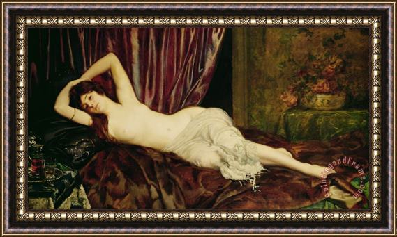 Henri Fantin Latour Reclining Nude Framed Painting