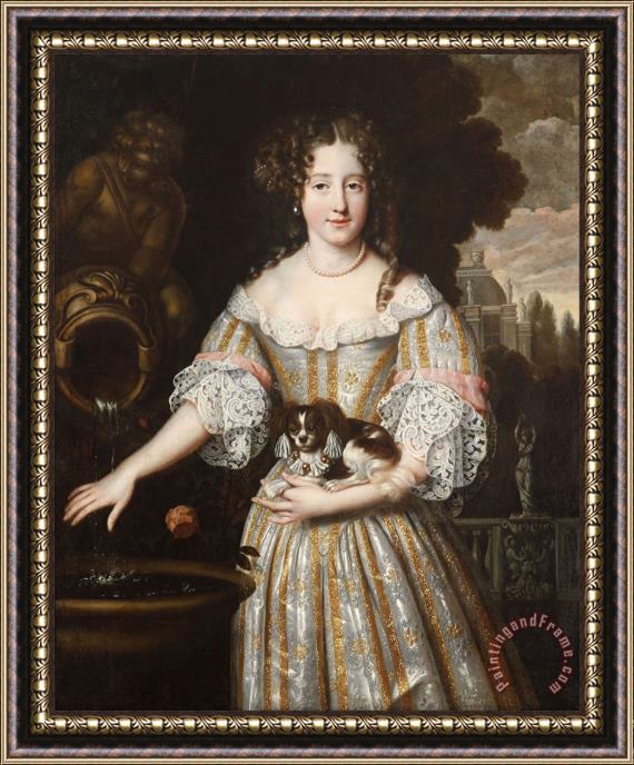 Henri Gascard Louise De Keroualle, Duchess of Portsmouth Framed Painting