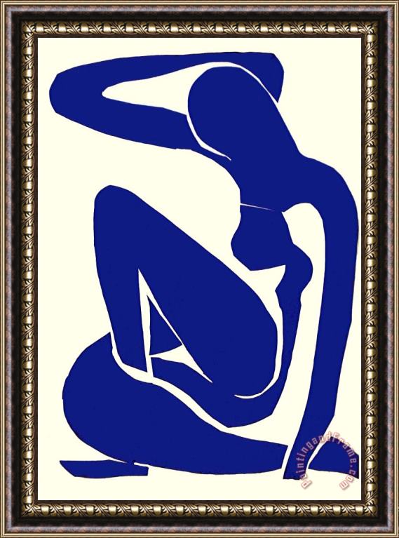 Henri Matisse Blue Nude III 1952 Framed Painting