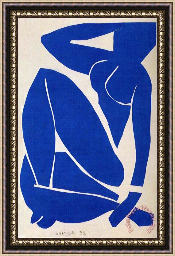 Henri Matisse Blue Nude Framed Painting