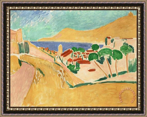 Henri Matisse Collioure En Aout Framed Painting