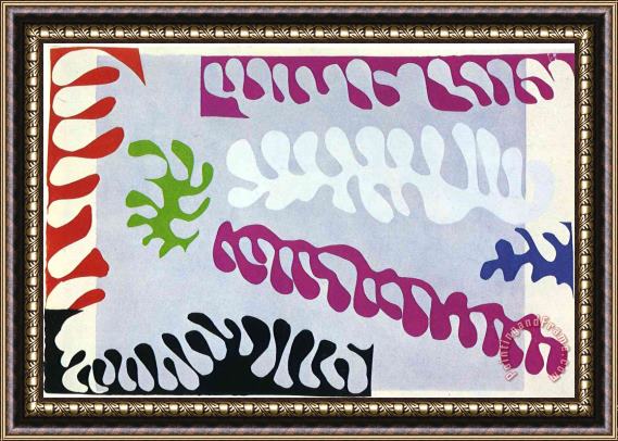 Henri Matisse Cut Outs 1 Framed Painting