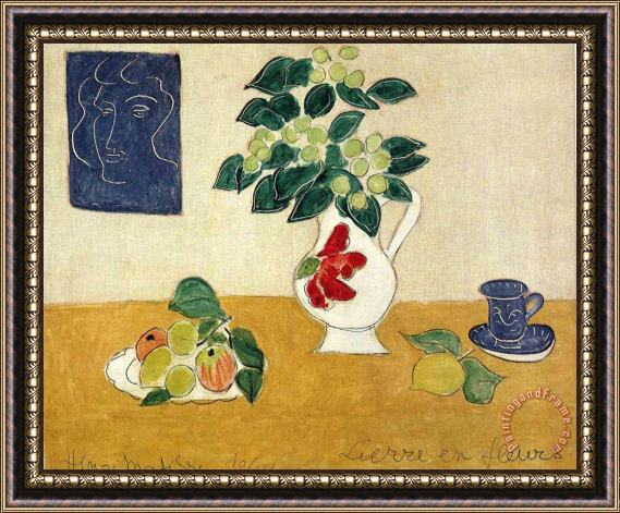 Henri Matisse Ivy in Flower 1941 Framed Painting