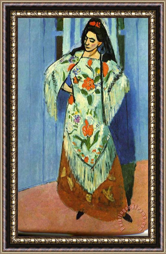 Henri Matisse Manila Shawl 1911 Framed Painting