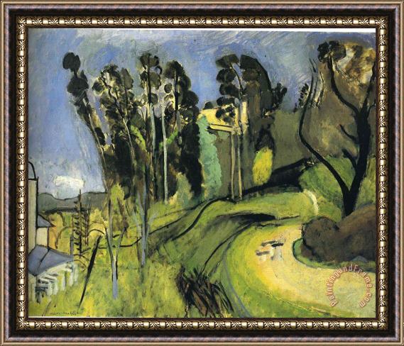 Henri Matisse Montalban Landscape 1918 Framed Print